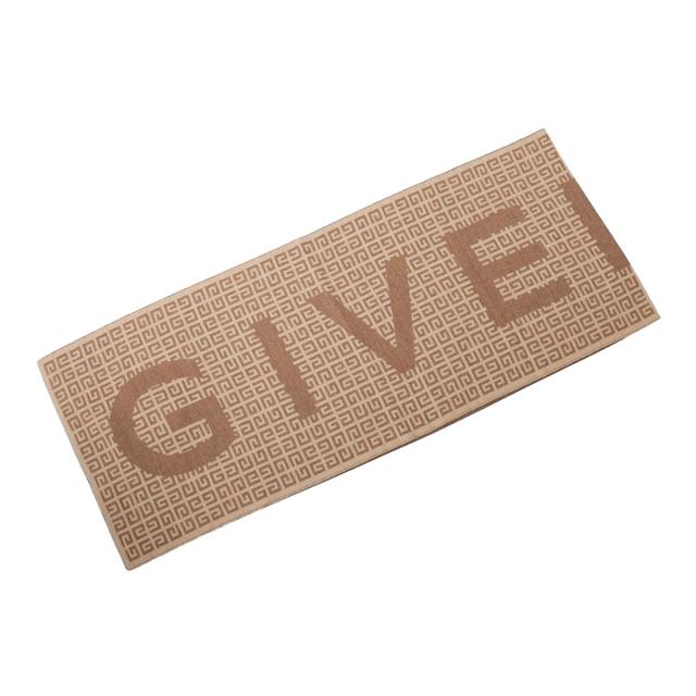ジバンシィ GIVENCHY マフラー ストール ウール シルク混 GV3518-J6261-004 レディース メンズ ユニセックス ベージュ マフラー ブランド