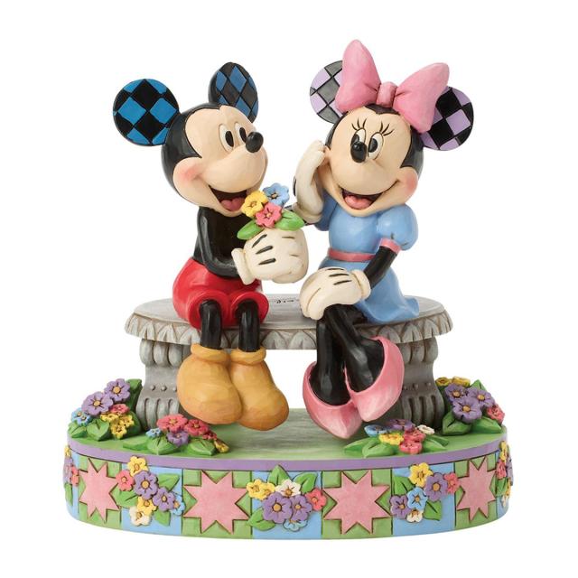 ジム ショア ディズニー トラディション Disney Traditions ミッキー＆ミニー スプリング 置物 6017845 ミッキーマウス ミニーちゃん お