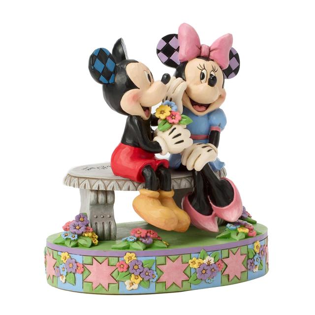 ジム ショア ディズニー トラディション Disney Traditions ミッキー＆ミニー スプリング 置物 6017845 ミッキーマウス ミニーちゃん お_1