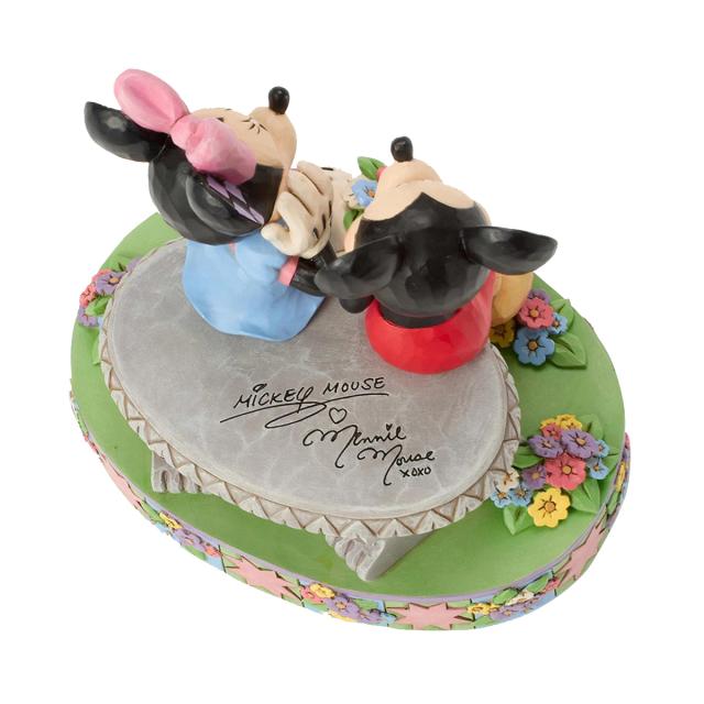 ジム ショア ディズニー トラディション Disney Traditions ミッキー＆ミニー スプリング 置物 6017845 ミッキーマウス ミニーちゃん お_4