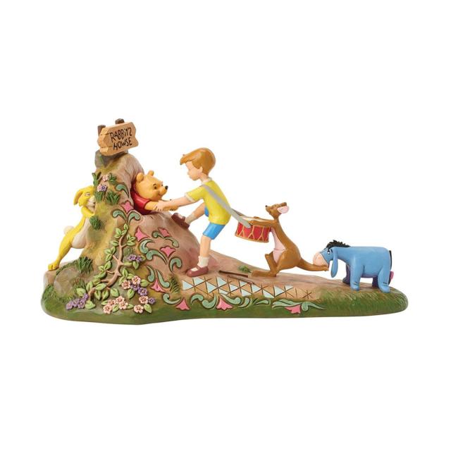 ジム ショア ディズニー トラディション Disney Traditions プー &amp; フレンズ ラビットハウス 置物 人形 6017848 くまのプーさん おしゃれ