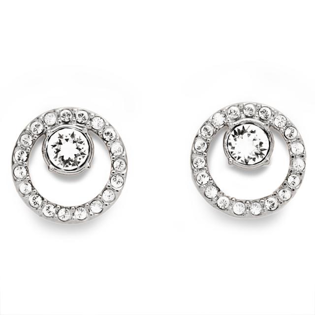 スワロフスキー SWAROVSKI ピアス 5201707 CREATIVITY CIRCLE SMALL クリエイティビリティー サークル スモール シルバー