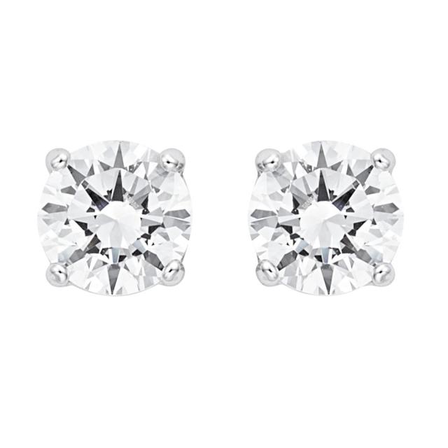 スワロフスキー SWAROVSKI ピアス 付属品 5408436 アトラクト ラウンド Attract Round しろがね色+水晶