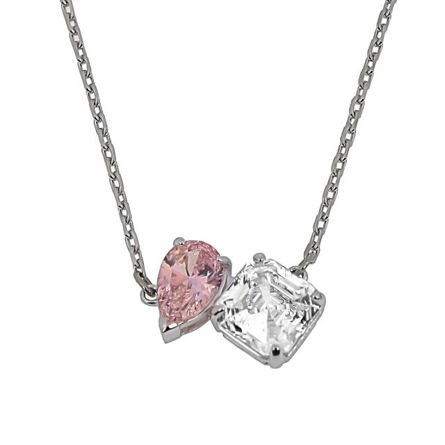 スワロフスキー SWAROVSKI ネックレス ペンダント アクセサリー 5517115 ATTRACT SOUL アトラクトソウル シルバー+ピンクネックレス アク_1
