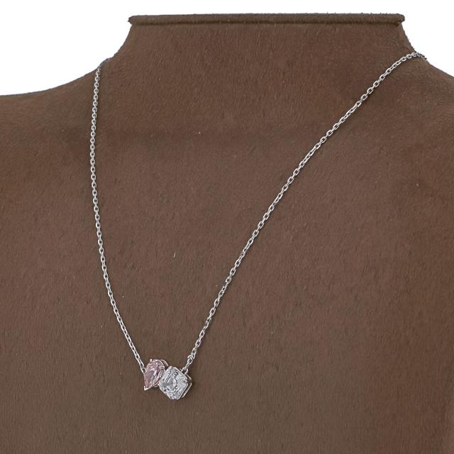 スワロフスキー SWAROVSKI ネックレス ペンダント アクセサリー 5517115 ATTRACT SOUL アトラクトソウル シルバー+ピンクネックレス アク_2