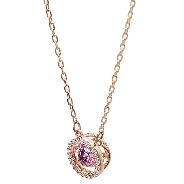 スワロフスキー SWAROVSKI ネックレス 5620551 answ00601l SPARKLING DANCE PENDANT スパークリングダンス パープル+ローズゴールド ネッ_2