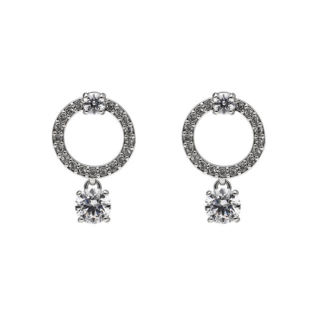 スワロフスキー swarovski ピアス スタッドピアス 5633835 コンステラ 落っこちる イヤリング レディース 白いこと+しろがね色 ピアス アクセ