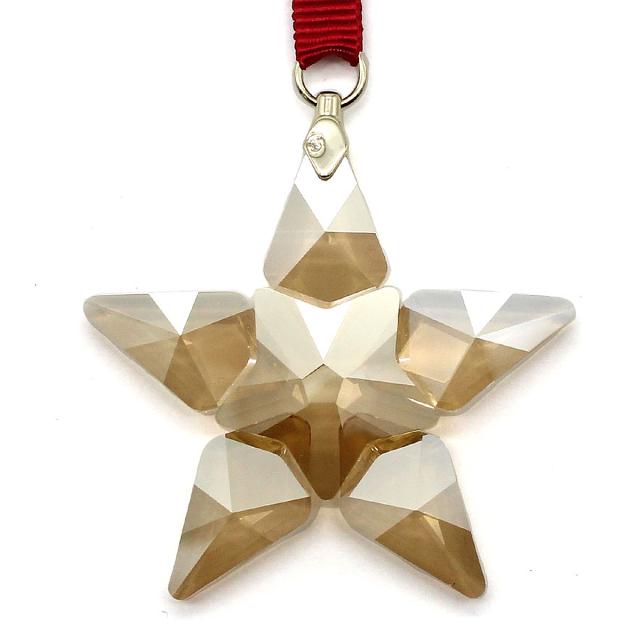 スワロフスキー swarovski オーナメント 星 スター 飾り クリスマス デコレーション Annual Edition Festive 5648747 Xmas 装飾 ゴールド_1