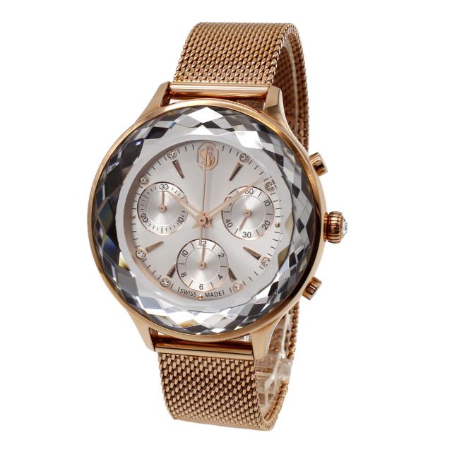 スワロフスキー swarovski 腕時計 ウォッチ Nova Chrono ノヴァ クロノ 5677506 レディース シルバー+ローズゴールド 海外モデル 腕時計