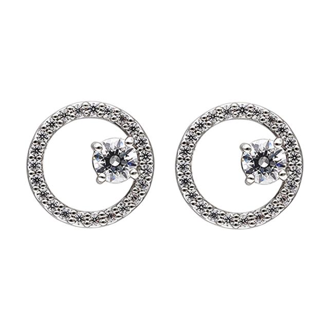 スワロフスキー swarovski ピアス 5692262 Constella スタッドピアス ラウンドはね除ける 付属品 レディース しろがね色 ピアス アクセサ