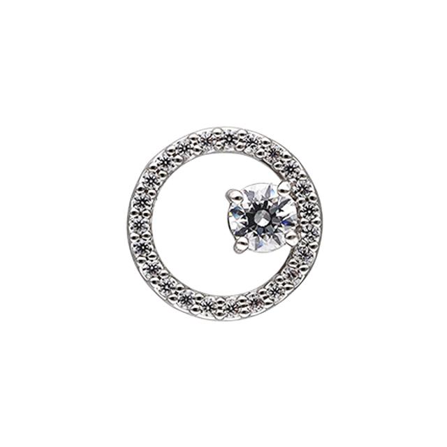 スワロフスキー swarovski ピアス 5692262 Constella スタッドピアス ラウンドはね除ける 付属品 レディース しろがね色 ピアス アクセサ