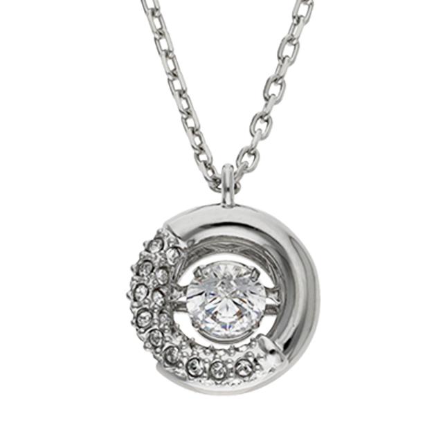 スワロフスキー swarovski ネックレス ペンダント アクセサリー 5733400 Dextera Round ラウンドカット レディース シルバー ネックレス_2
