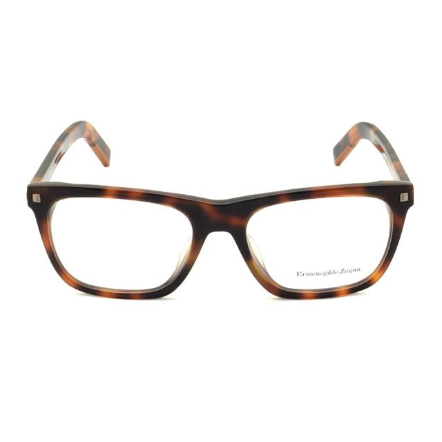 ゼニア ZEGNA メガネ フレーム 眼鏡 フレームのみ アジアンフィット EZ5136-F/V 052 55 オプティカルフレーム ウェリントン ハバナ メガ ゼニア ZEGNA メガネ フレーム 眼鏡 フレームのみ アジアンフィット