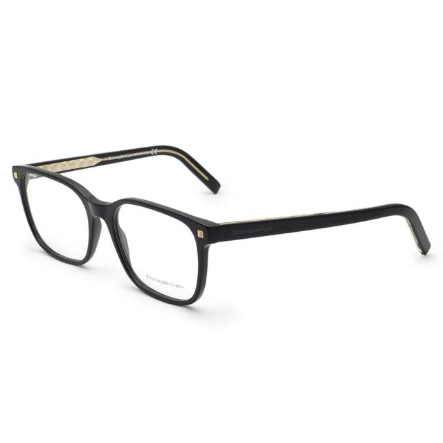 ゼニア ZEGNA メガネ フレーム 眼鏡 フレームのみ グローバルモデル EZ5203/V 01A 56 オプティカルフレーム ウェリントン メガネフレーム