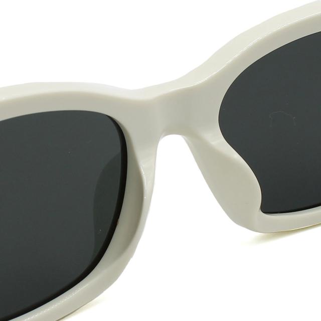 セリーヌ CELINE サングラス アジアンフィット UVカット アイウェア ウェリントン CL40197U 5425A レディース ホワイト+ダークグレー 紫_4