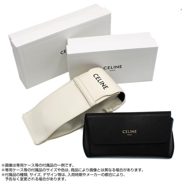 セリーヌ CELINE サングラス アジアンフィット UVカット アイウェア ウェリントン CL40197U 5425A レディース ホワイト+ダークグレー 紫_8