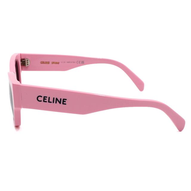 セリーヌ CELINE サングラス アジアンフィット UVカット アイウェア ウェリントン CL40197U 5472A レディース ピンク+ダークグレー 紫外 セリーヌ CELINE サングラス アジアンフィット UVカット アイウェア