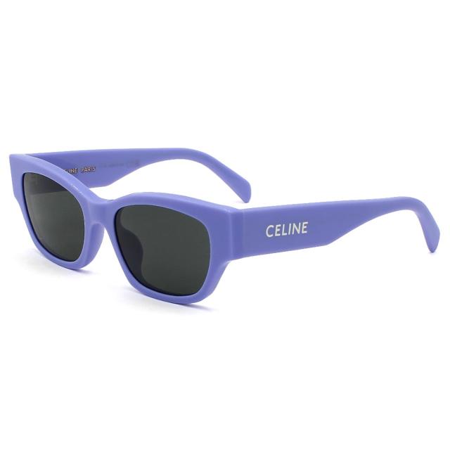 セリーヌ CELINE サングラス アジアンフィット UVカット アイウェア ウェリントン CL40197U 5478A レディース パープル+ダークグレー 紫