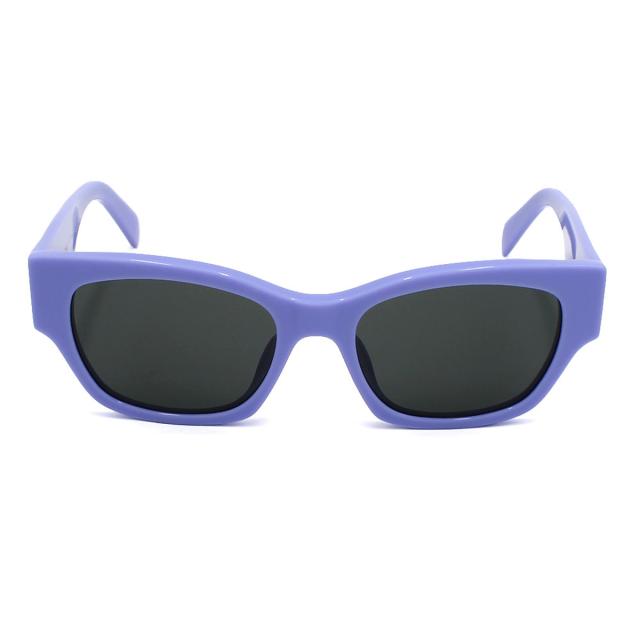 セリーヌ CELINE サングラス アジアンフィット UVカット アイウェア ウェリントン CL40197U 5478A レディース パープル+ダークグレー 紫_1
