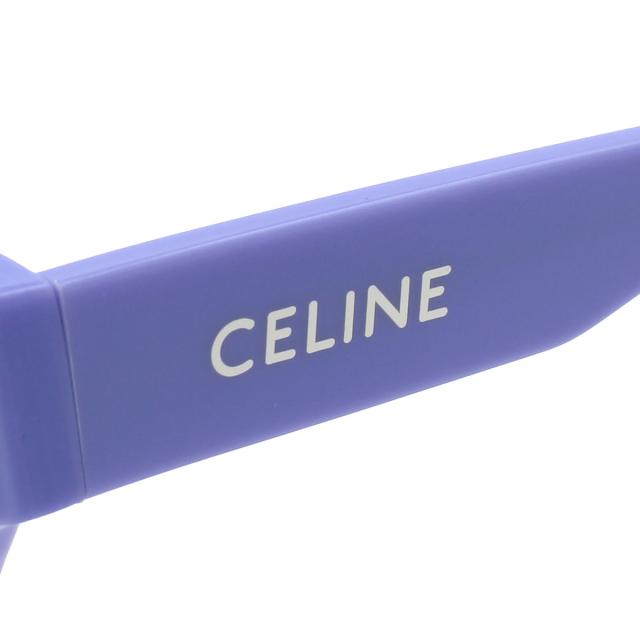 セリーヌ CELINE サングラス アジアンフィット UVカット アイウェア ウェリントン CL40197U 5478A レディース パープル+ダークグレー 紫_3