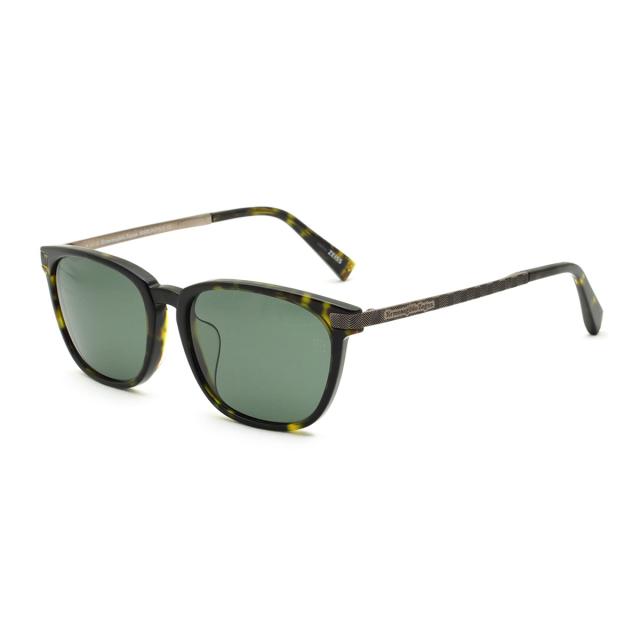 ゼニア ZEGNA エルメネジルド・ゼニア サングラス アジアンフィット UVカット 偏光レンズ アイウェア ウェリントン EZ0039-F/S 52R 55 紫