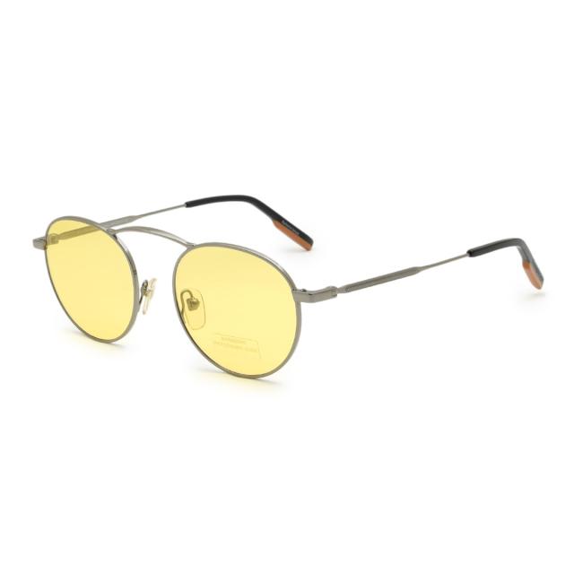 ゼニア ZEGNA エルメネジルド・ゼニア サングラス ノーズパッド UVカット 調光レンズ アイウェア ラウンド EZ0114/S 12E 50 メンズ 紫外