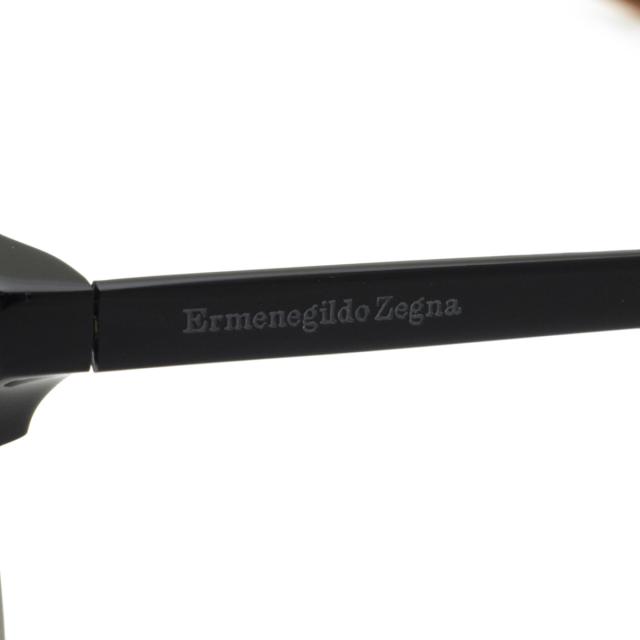 ゼニア ZEGNA サングラス ノーズパッド UVカット アイウェア バタフライ EZ0143-D/S 01C 57 ブラック+ガンメタル+ブルーグラデ 紫外線対_3