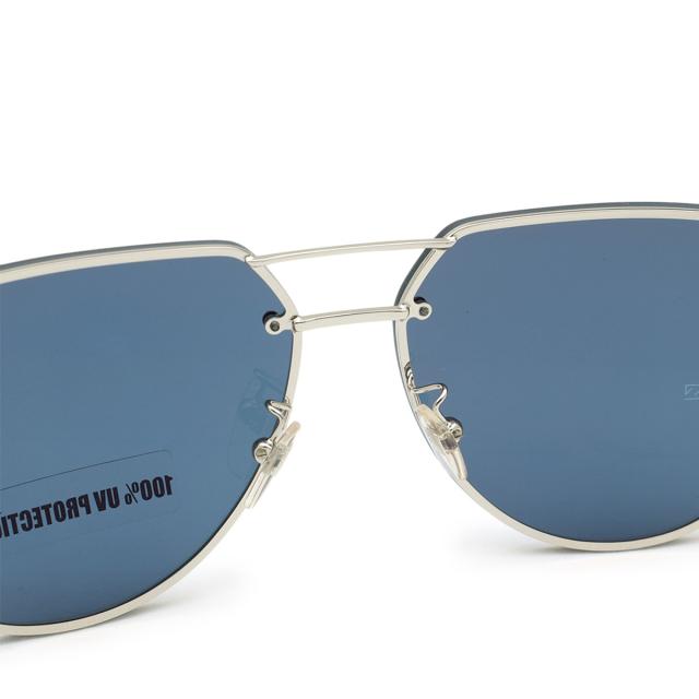 ゼニア ZEGNA サングラス アイウェア ノーズパッド UVカット EZ0179-D/S 16X 63 アビエーター型 メンズ レディース ユニセックス 紫外線_3