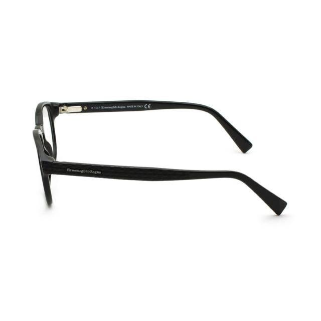 ゼニア ZEGNA エルメネジルド・ゼニア メガネ 眼鏡 フレームのみ EZ5108/V 001 48 眼鏡 メガネフレームのみ オーバル メガネフレーム ブ_2