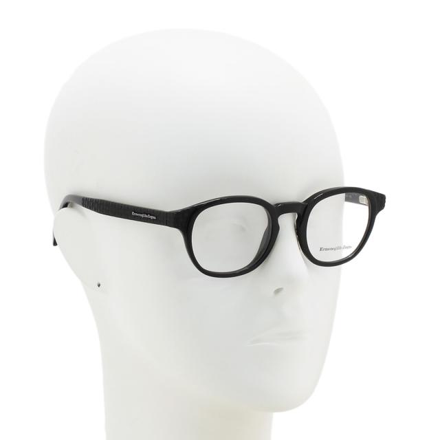 ゼニア ZEGNA エルメネジルド・ゼニア メガネ 眼鏡 フレームのみ EZ5108/V 001 48 眼鏡 メガネフレームのみ オーバル メガネフレーム ブ_5