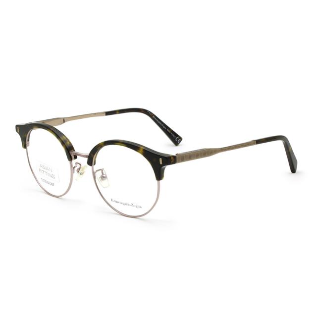 ゼニア ZEGNA エルメネジルド・ゼニア メガネ 眼鏡 フレームのみ EZ5111-D/V 052 50 アジアンフィット アイウェア サーモント（ブロウ）