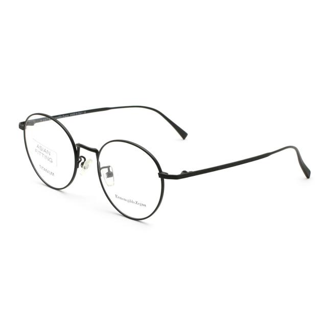 ゼニア ZEGNA エルメネジルド・ゼニア メガネ 眼鏡 フレームのみ EZ5113-D/V 002 50 アジアンフィット アイウェア ボストン メガネフレー