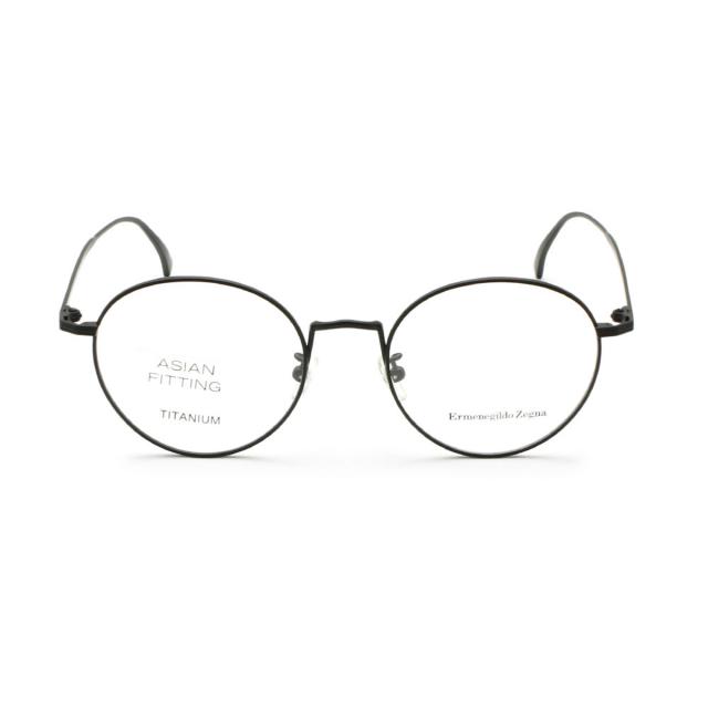 ゼニア ZEGNA エルメネジルド・ゼニア メガネ 眼鏡 フレームのみ EZ5113-D/V 002 50 アジアンフィット アイウェア ボストン メガネフレー_1