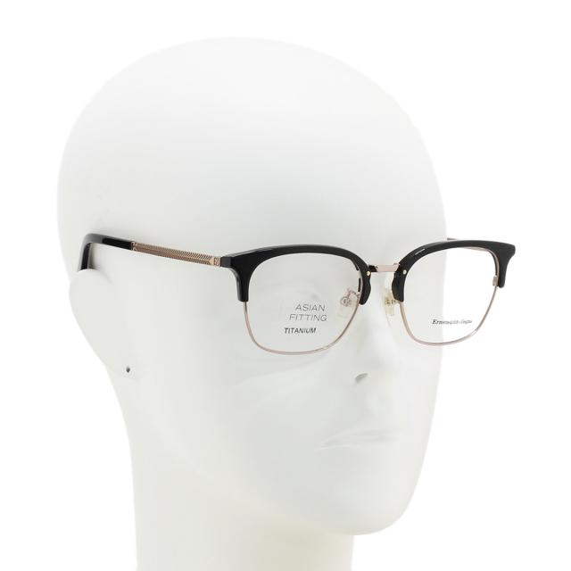 ゼニア ZEGNA エルメネジルド・ゼニア メガネ 眼鏡 フレームのみ EZ5114-D/V 001 54 アジアンフィット アイウェア サーモント（ブロウ）_5