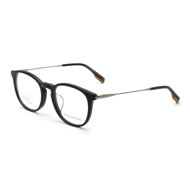 ゼニア ZEGNA エルメネジルド・ゼニア メガネ 眼鏡 フレームのみ EZ5125-F/V 001 50 アイウェア アジアンフィット オーバル メガネフレー