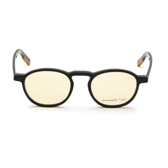 ゼニア ZEGNA エルメネジルド・ゼニア メガネ 眼鏡 フレームのみ EZ5144/V 001 48 アイウェア オーバル メンズ レディース メガネフレー_1