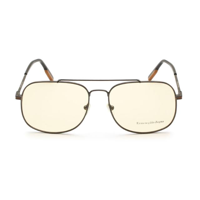 ゼニア ZEGNA エルメネジルド・ゼニア メガネ 眼鏡 フレームのみ EZ5152/V 008 57 アイウェア ティアドロップ メンズ レディース メガネ_1