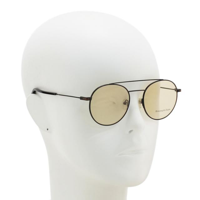ゼニア ZEGNA エルメネジルド・ゼニア メガネ 眼鏡 フレームのみ EZ5162/V 002 53 アイウェア アジアンフィット ラウンド メガネフレーム_6