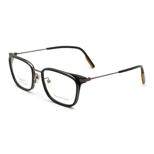 ゼニア ZEGNA エルメネジルド・ゼニア メガネ 眼鏡 フレームのみ EZ5178-D/V 001 55 アイウェア アジアンフィット ウェリントン メガネフ