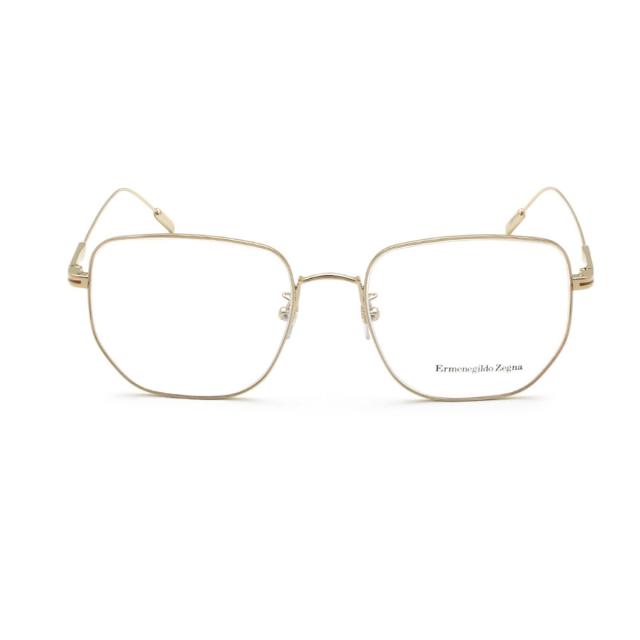 ゼニア ZEGNA エルメネジルド・ゼニア メガネ 眼鏡 フレームのみ EZ5222-D/V 028 54 LEGGERISSIMO ウェリントン ユニセックス ゴールド_1