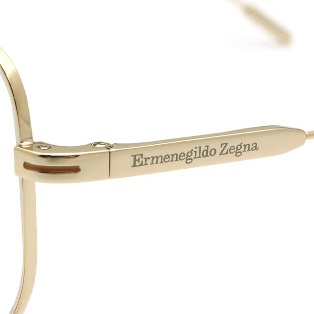 ゼニア ZEGNA エルメネジルド・ゼニア メガネ 眼鏡 フレームのみ EZ5222-D/V 028 54 LEGGERISSIMO ウェリントン ユニセックス ゴールド_3