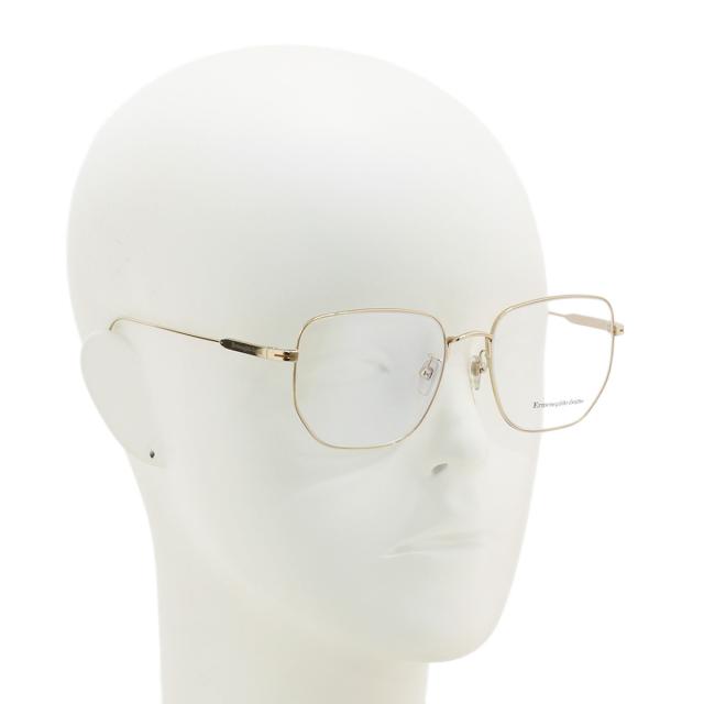 ゼニア ZEGNA エルメネジルド・ゼニア メガネ 眼鏡 フレームのみ EZ5222-D/V 028 54 LEGGERISSIMO ウェリントン ユニセックス ゴールド_5