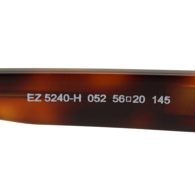 ゼニア ZEGNA エルメネジルド・ゼニア メガネ 眼鏡 フレームのみ EZ5240-H/V 052 56 アイウェア ウェリントン ユニセックス ハバナ メガ_4