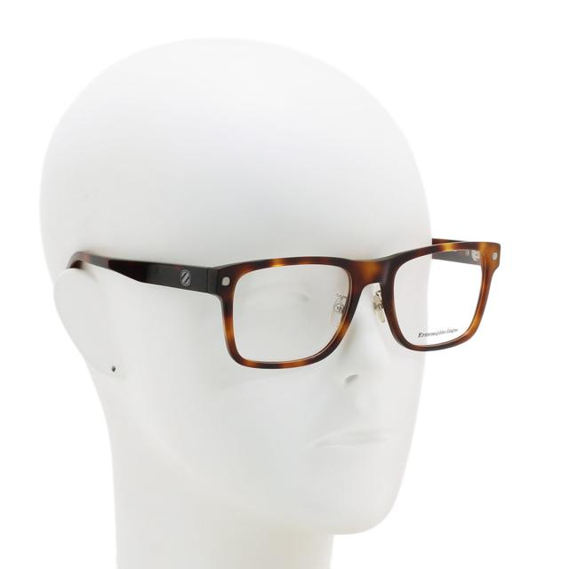 ゼニア ZEGNA エルメネジルド・ゼニア メガネ 眼鏡 フレームのみ EZ5240-H/V 052 56 アイウェア ウェリントン ユニセックス ハバナ メガ_5