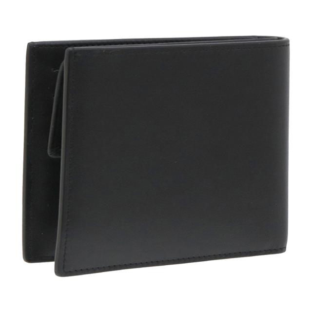 ダンヒル dunhill 財布 二つ折り財布 折りたたみ財布 19F2F32AT001R Sidecar メンズ Black/Silver ブラック シルバー 財布 使いやすい ブ_1