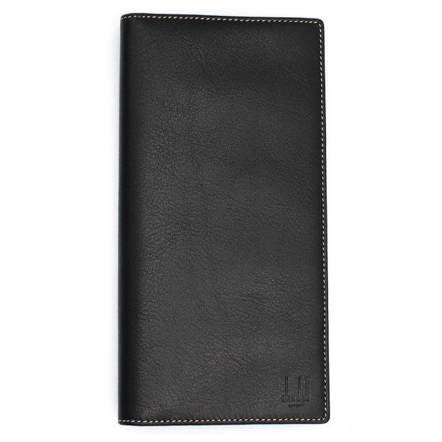 ダンヒル dunhill 財布 長財布 小銭入れなし L2G217A ADV8 COAT WT 8CC W/OUT WALLET メンズ ブラック 二つ折り長財布 レザー ブランド