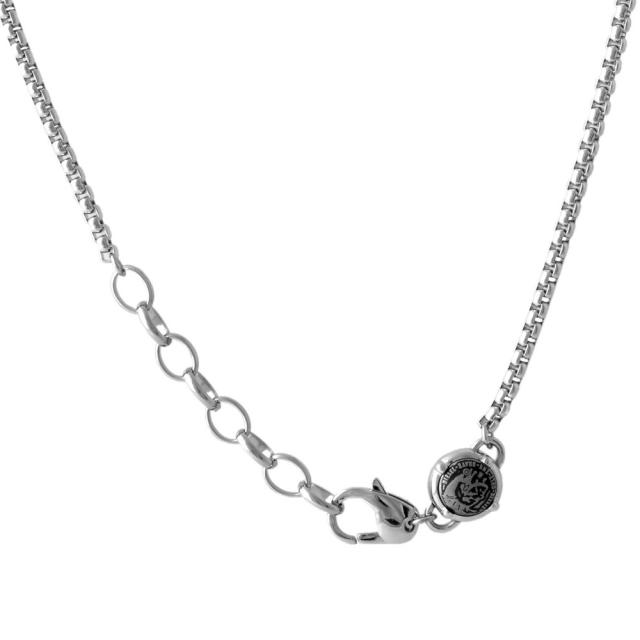 ディーゼル DIESEL ネックレス ペンダント アクセサリー DX1143040 メンズ ガンメタル+シルバー系 ネックレス アクセサリー ブランド 人_1