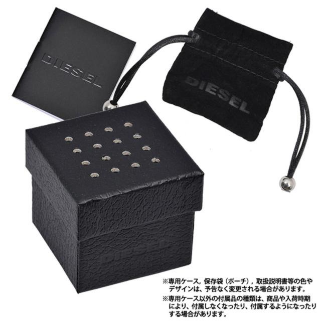 ディーゼル DIESEL メンズ ブレスレット DX0847040 abde00170m BLACK LINE AGATE ブラック ライン アゲート ブレイブマン(モヒカン) ビーズブレスレット ブラック＋シルバー 数珠 天然石 男性 誕生日 父の日プレゼント 20代 30代 40歳 クリスマス ギフト 彼氏 バレンタイン_3