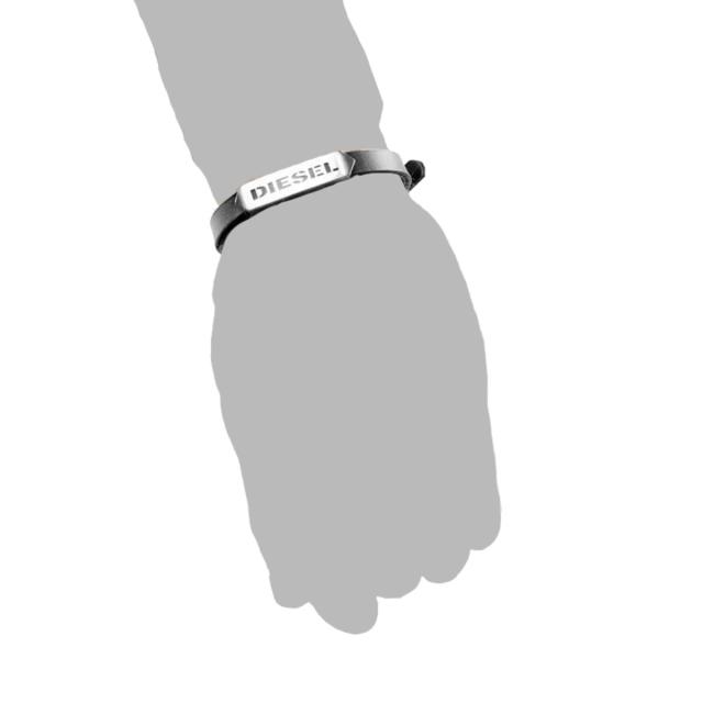 ディーゼル DIESEL アクセサリー DX0999040 ロゴ ステンレスプレート