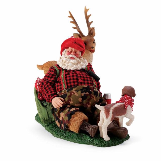 デパートメント56 Department56 PossibleDreams Puppy On Point サンタクロース クリスマス フィギュア 置物 人形 6008473置物 インテリ